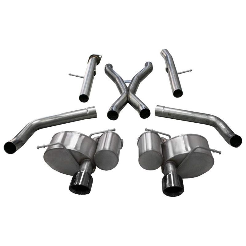Corsa 12-20 Jeep Grand Cherokee SRT 2.75in Dual Rear Xtreme Cat-Back Exhaust - Black PVD Tip Finish NP Motorsports