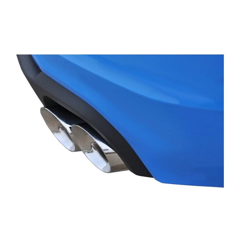 Corsa 13-13 Ford Mustang Shelby GT500 5.8L V8 Polished Sport Axle-Back Exhaust NP Motorsports