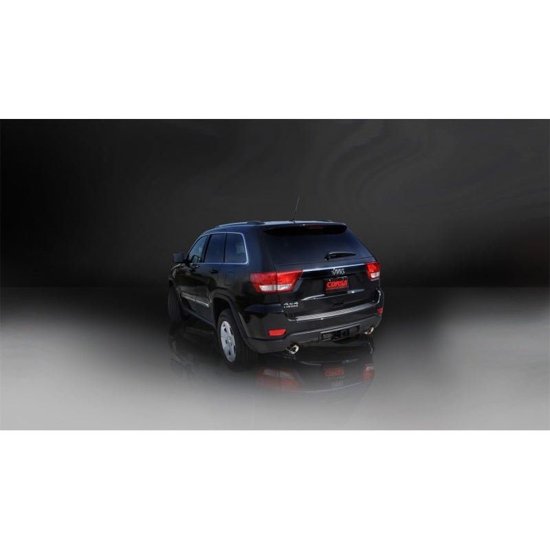 Corsa 15-16 Jeep Grand Cherokee Polished 2.5in Dual Rear Exit Cat-Back Exhaust NP Motorsports
