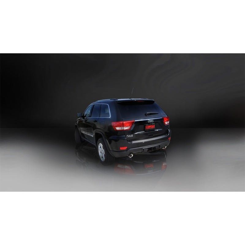 Corsa 15-16 Jeep Grand Cherokee Polished 2.5in Dual Rear Exit Cat-Back Exhaust NP Motorsports
