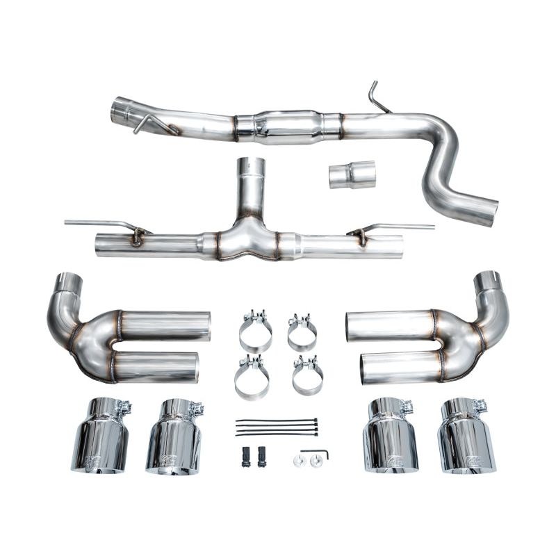 AWE 22-24 Audi 8Y S3 Track Edition Exhaust - Chrome Silver Tips NP Motorsports
