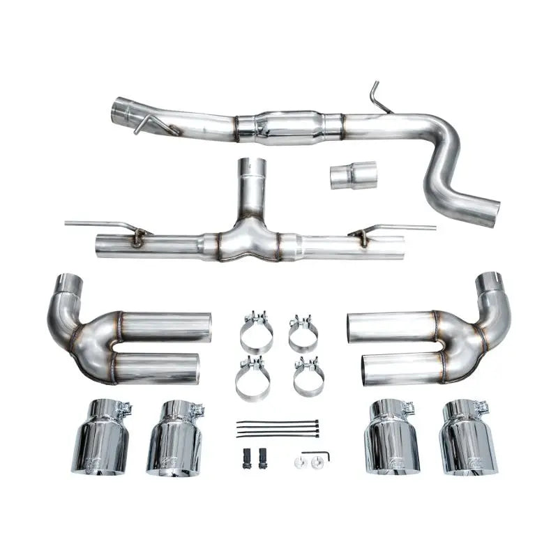 AWE 22-24 Audi 8Y S3 Track Edition Exhaust - Chrome Silver Tips NP Motorsports