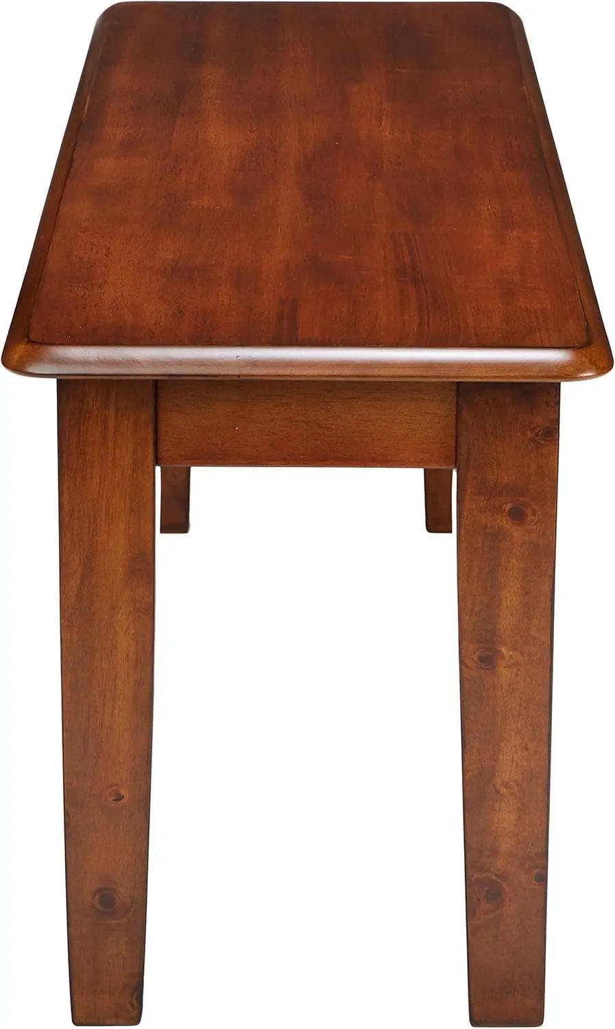 Berringer 17.5 Inch Rustic Traditional Dining Bench, Brown-4