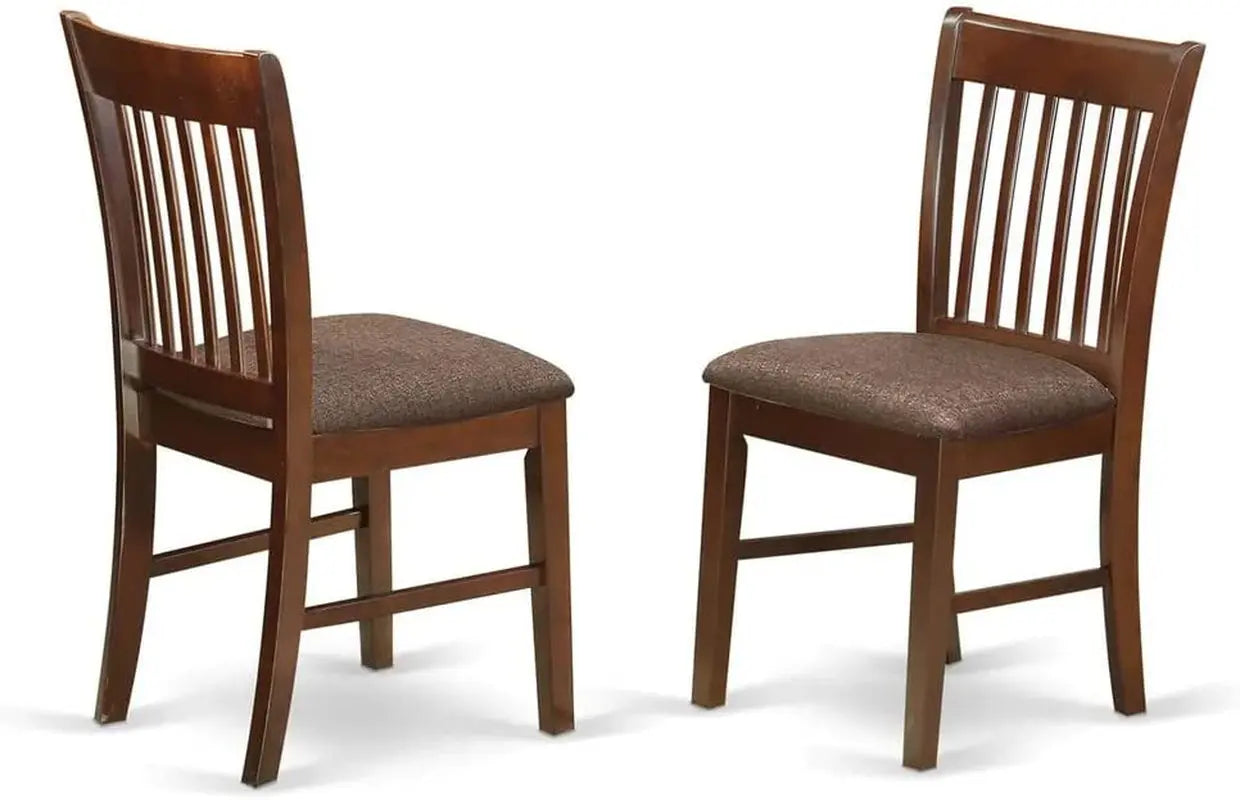 Mahogany 5-Piece Dining Table Set ShipItFurniture