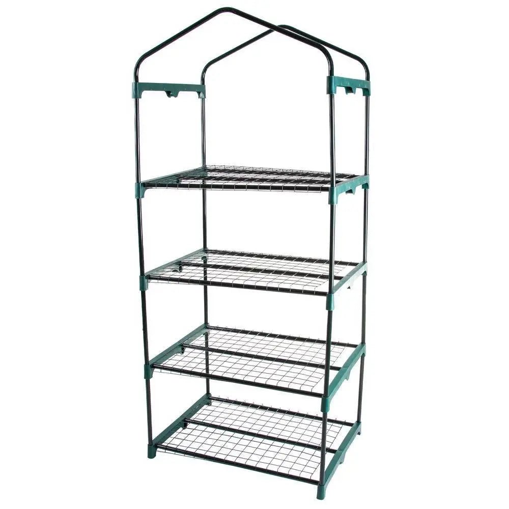 Durable 4-Tier Plant Stand Greenhouse with Zippered PVC Cover - Get it from Bo