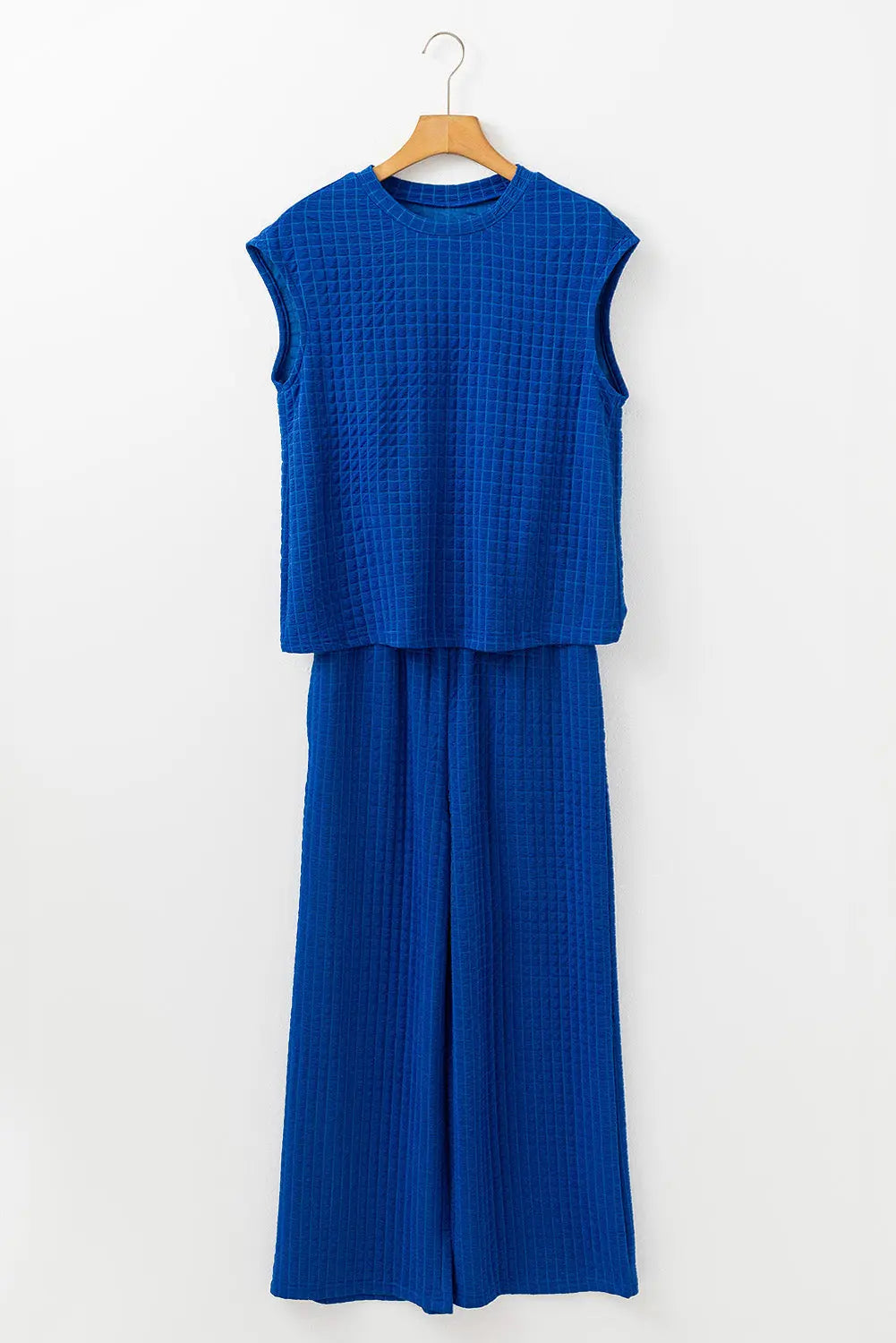 Samira Textured Knit Set Threaded Pear