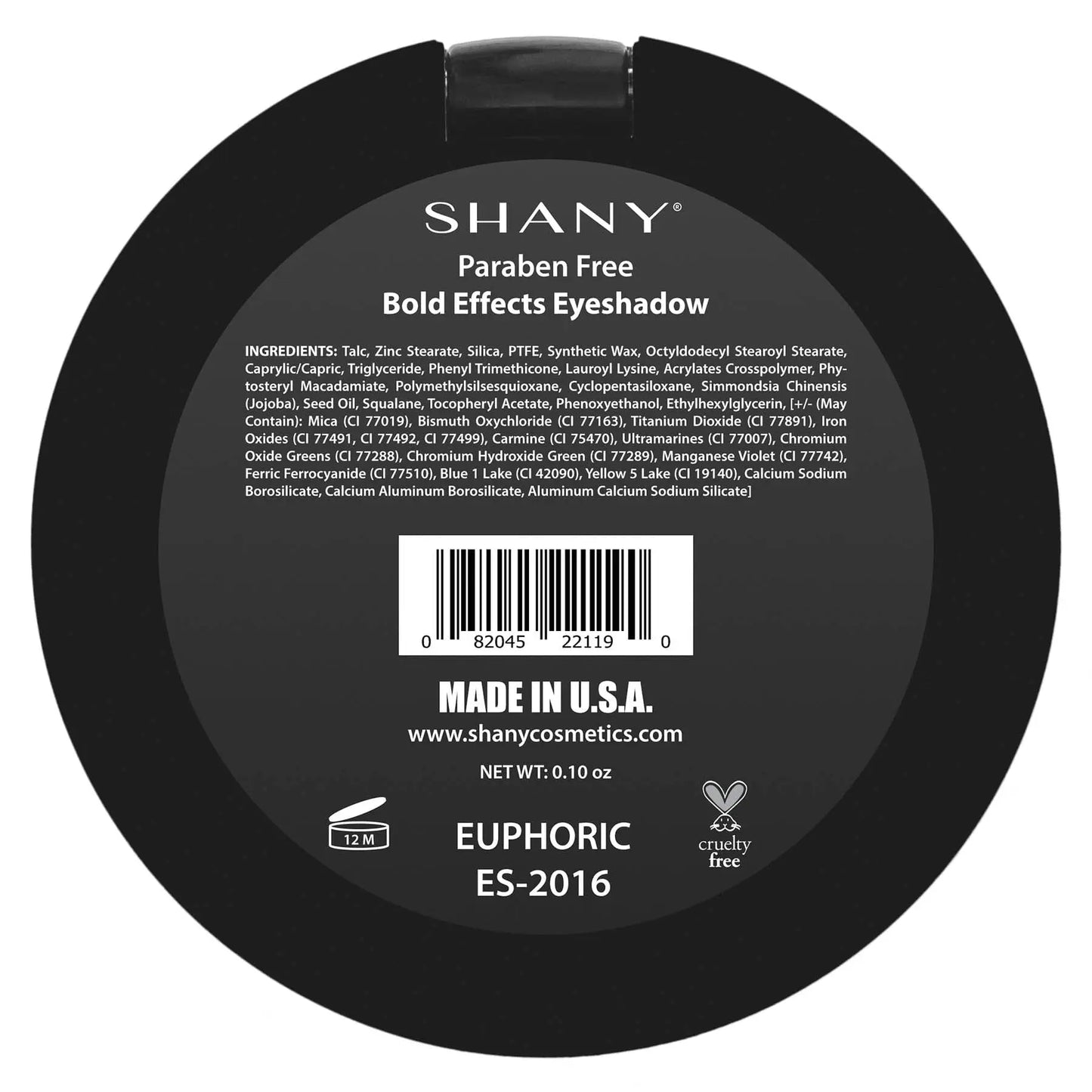 Bold Effect Eye Shadow - Paraben Free - Made in U.S.A SHANY