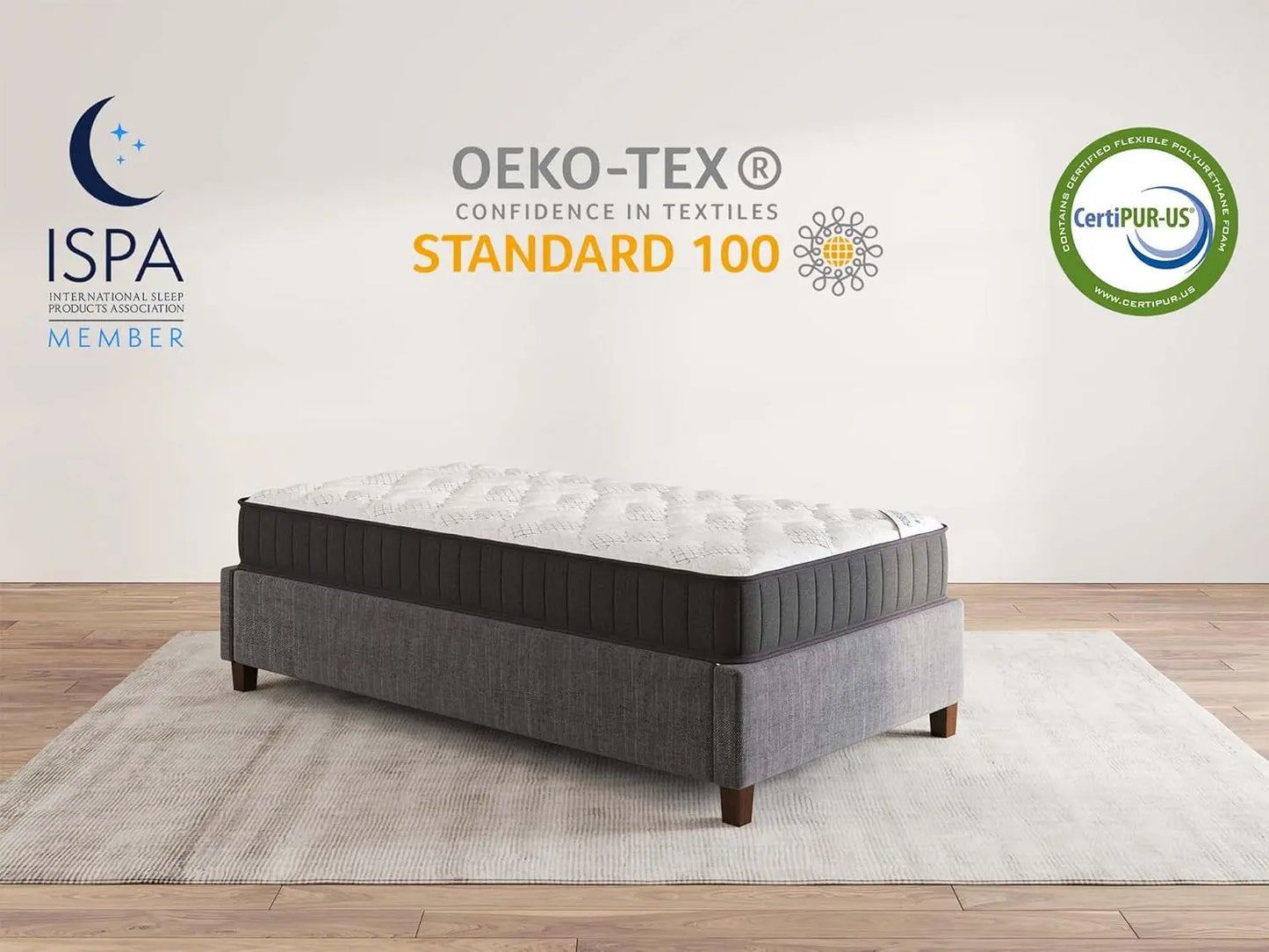 Twin Hybrid Mattress Medium Firm Comfort and Support ShipItFurniture