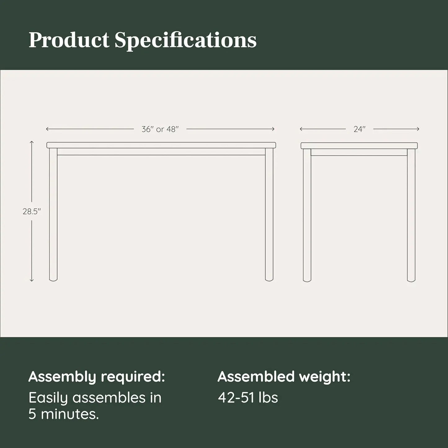 Functional Home Office Desk with Effortless Assembly Design ShipItFurniture