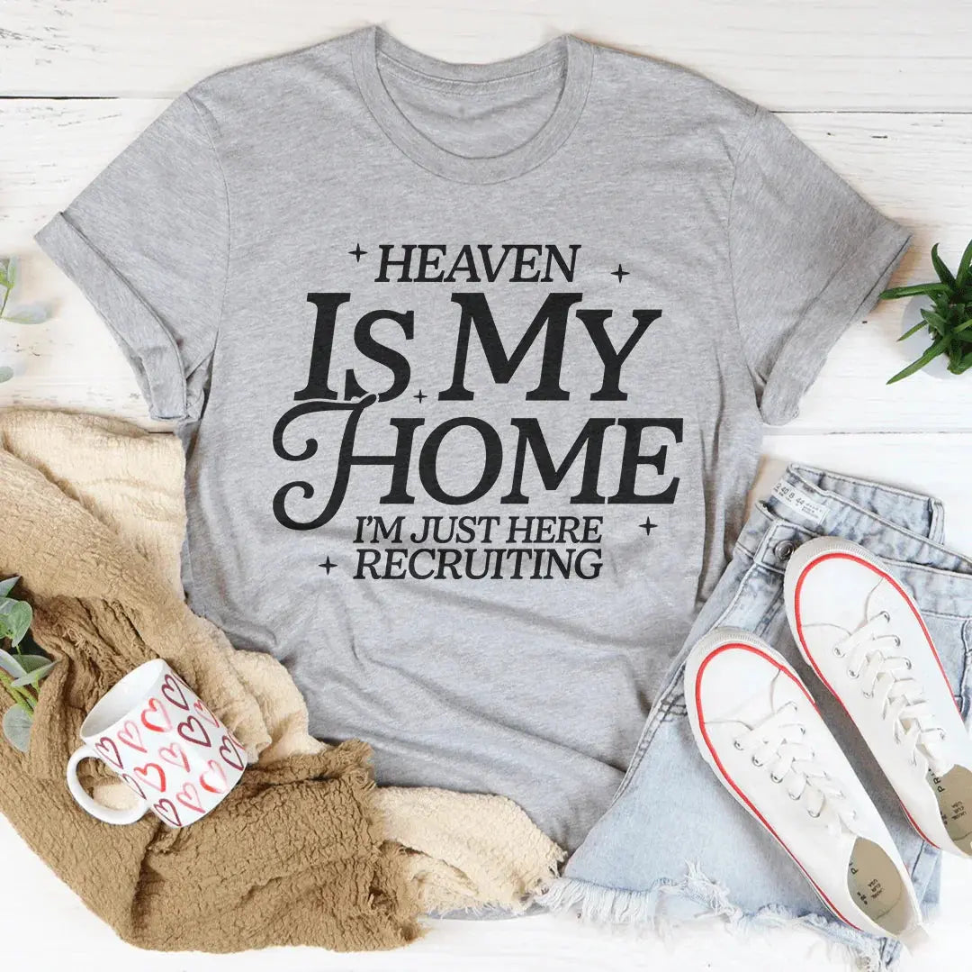 Heaven Is My Home Tee Peachy Sunday