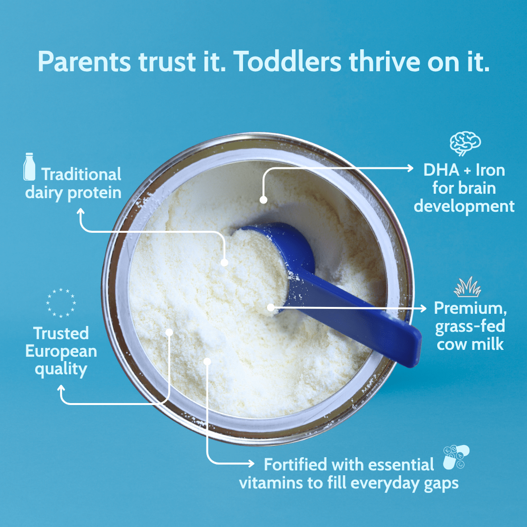 Holle Cow Milk Toddler Drink 6-Tin Bundle - Get it from Bo