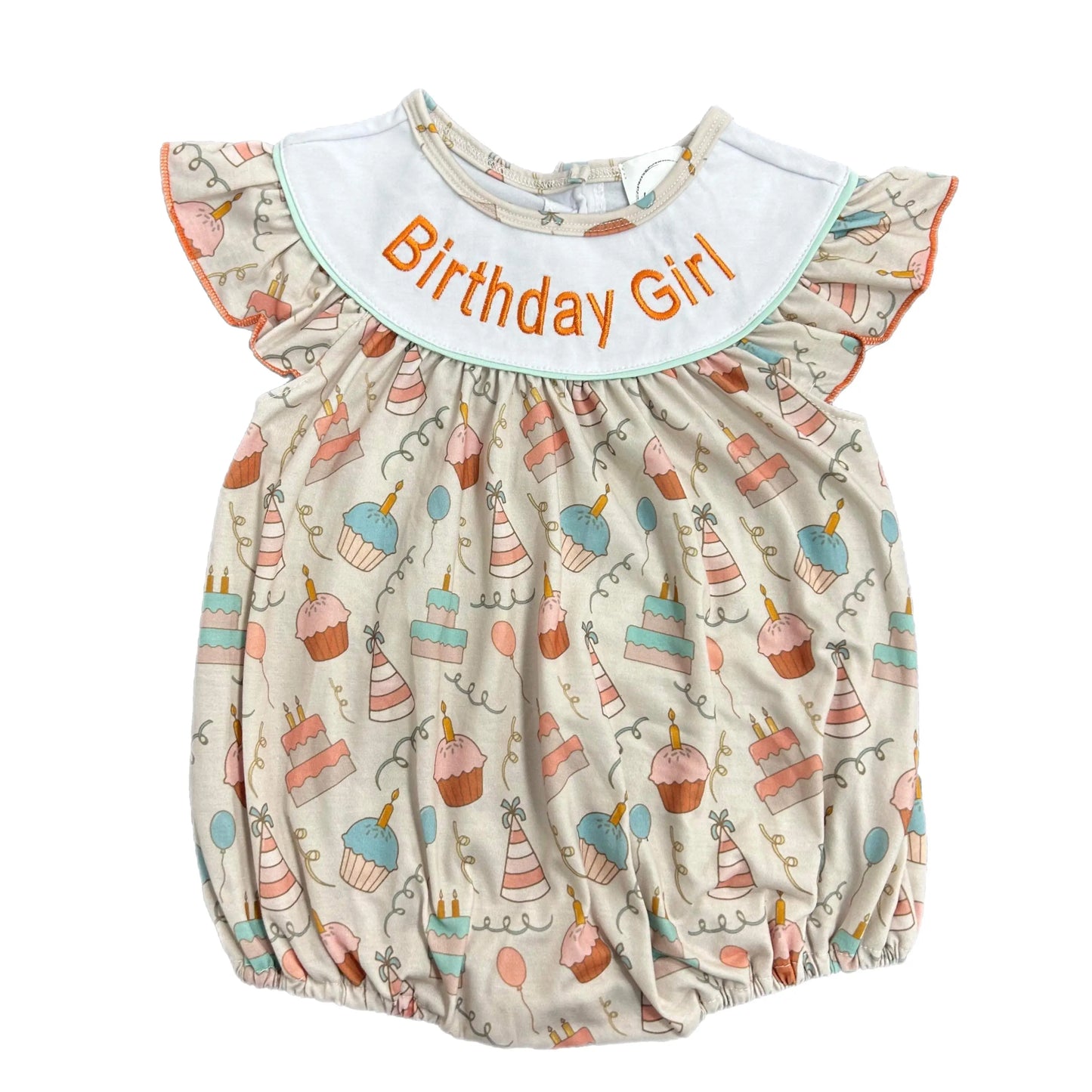 Birthday girl cake and cupcakes romper - Get it from Bo
