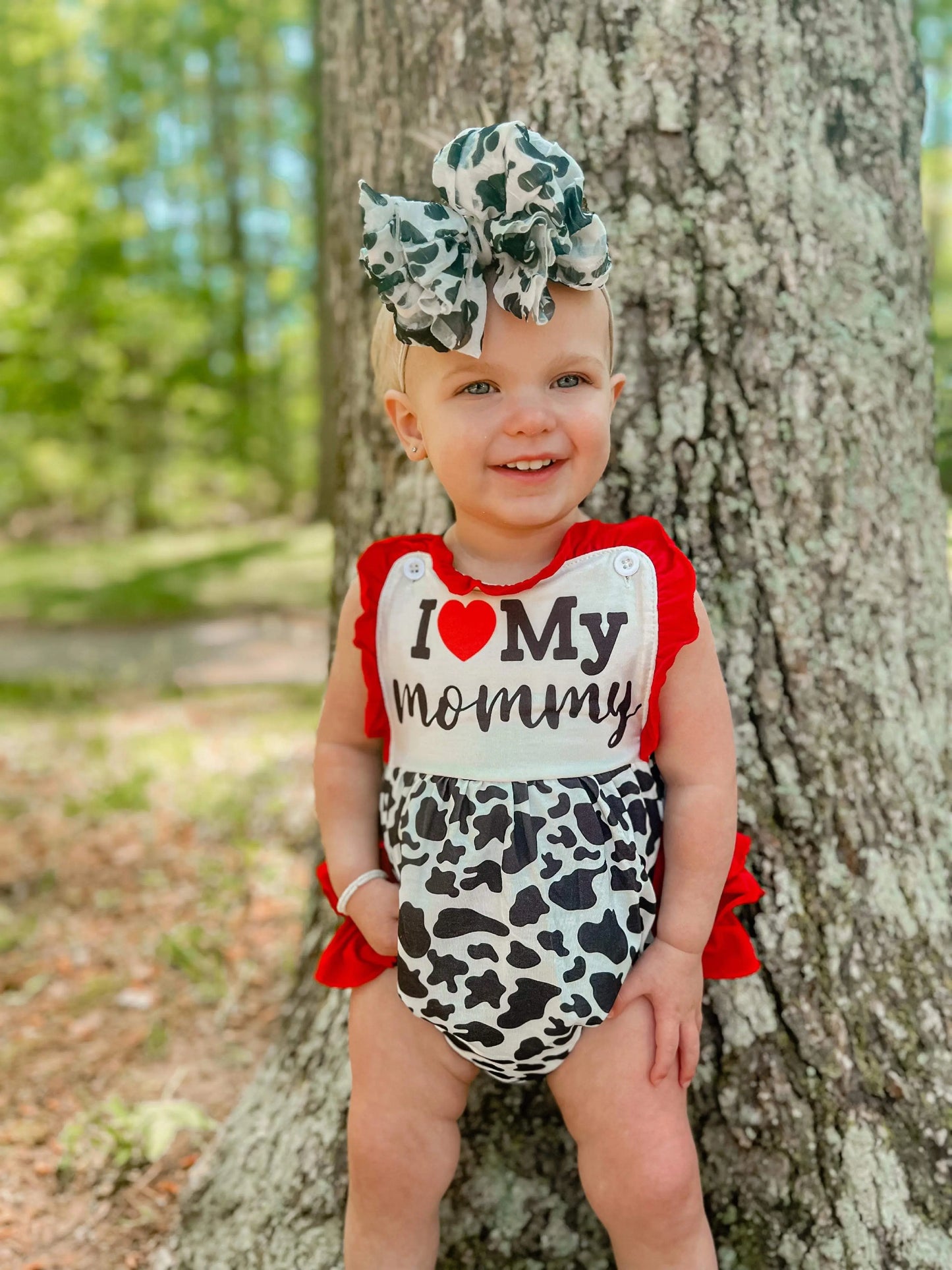Cow I love my mommy Romper - Get it from Bo