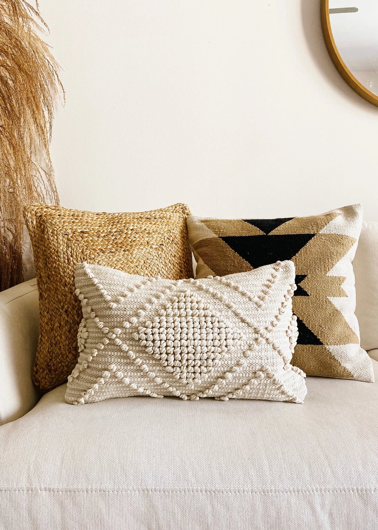 Verona Lumbar Pillow Cover Busa Designs