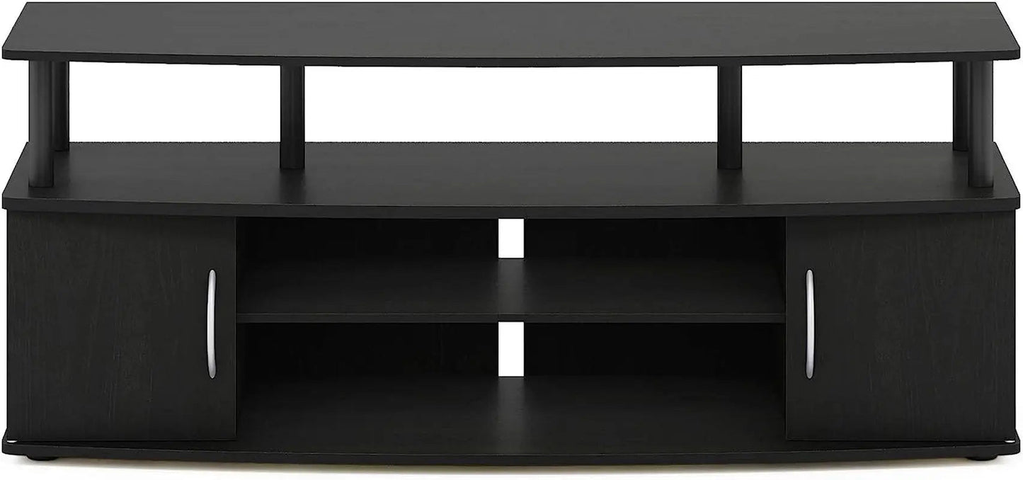 Jaya 55 Inch TV Entertainment Stand Blackwood Wood Cabinet - Get it from Bo