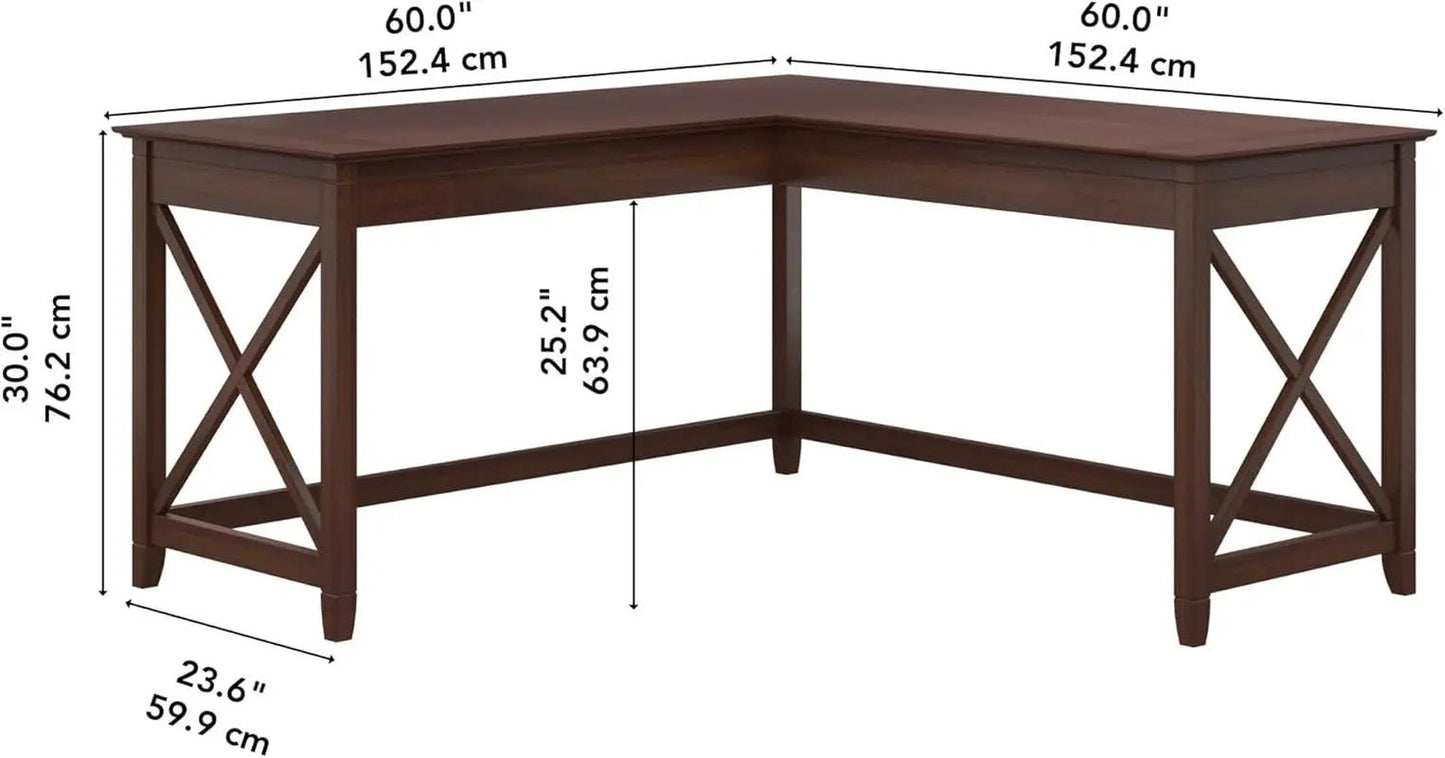 Key West 60W L Shaped Desk For Home Office Workspace - Get it from Bo