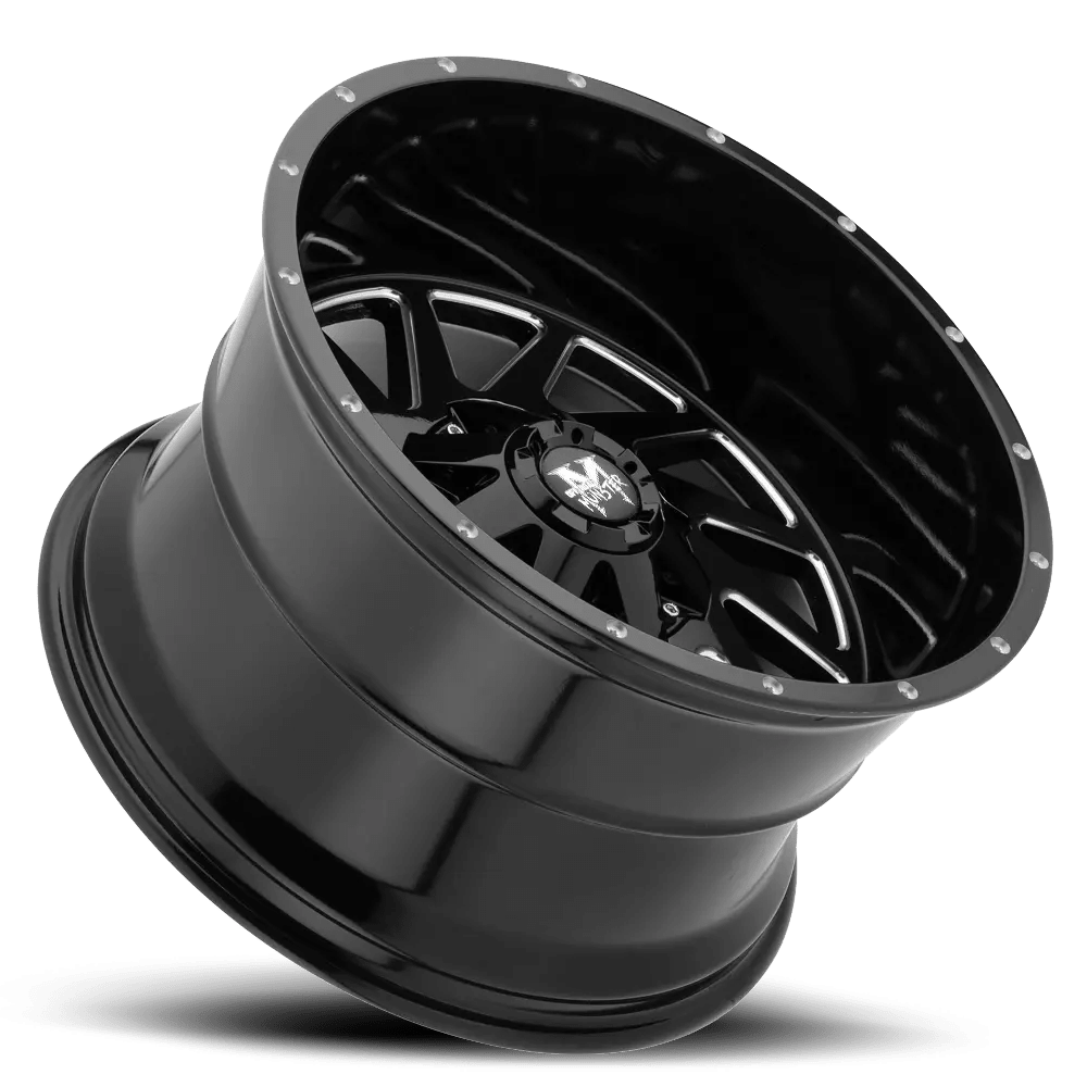 M12 Gloss Black Milled - Get it from Bo