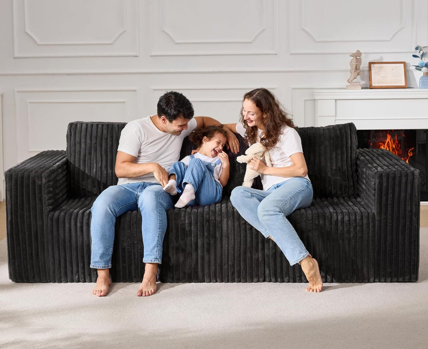 Modular Sectional Sofa With Deep Memory Foam Comfort ShipItFurniture
