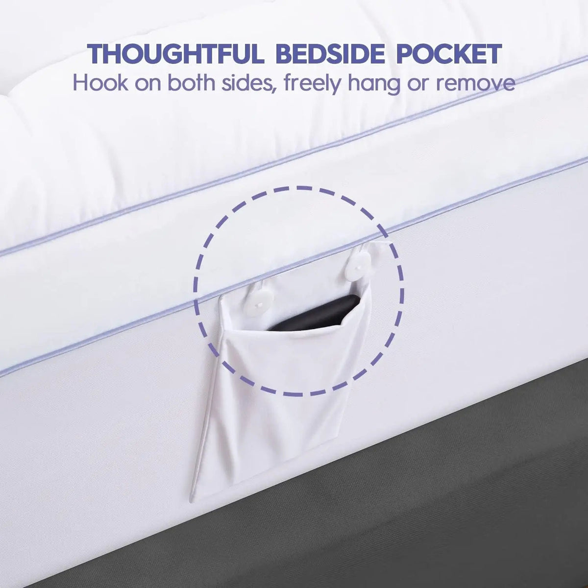 Queen Size Dual Layer Memory Foam Mattress Topper - Get it from Bo