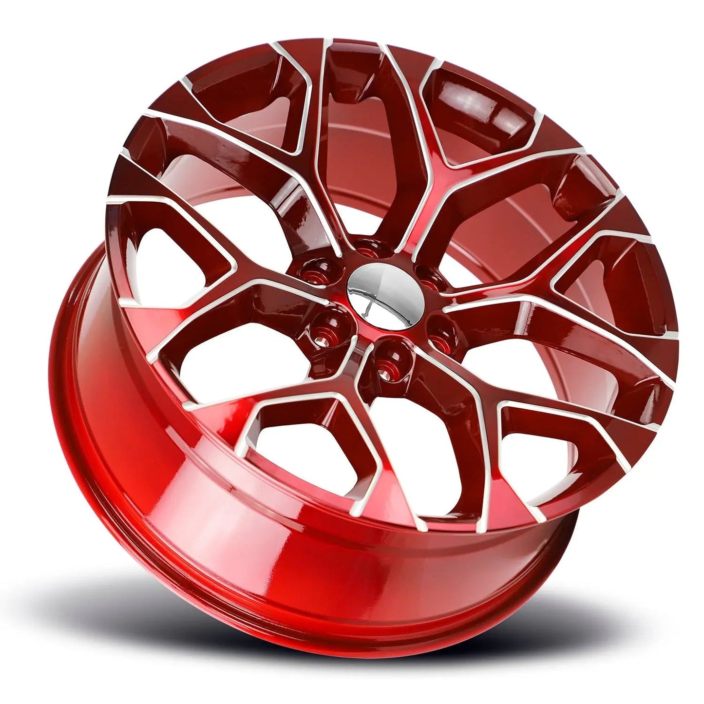 R176 Snowflake Candy Red Milled - Get it from Bo