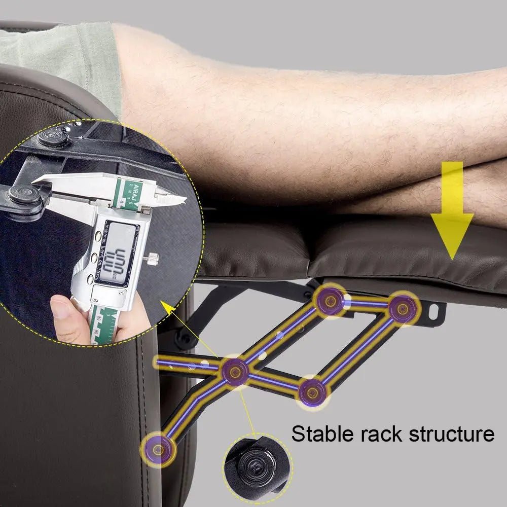 Recliner Chair With Adjustable Footrest And Reclining Back - Get it from Bo