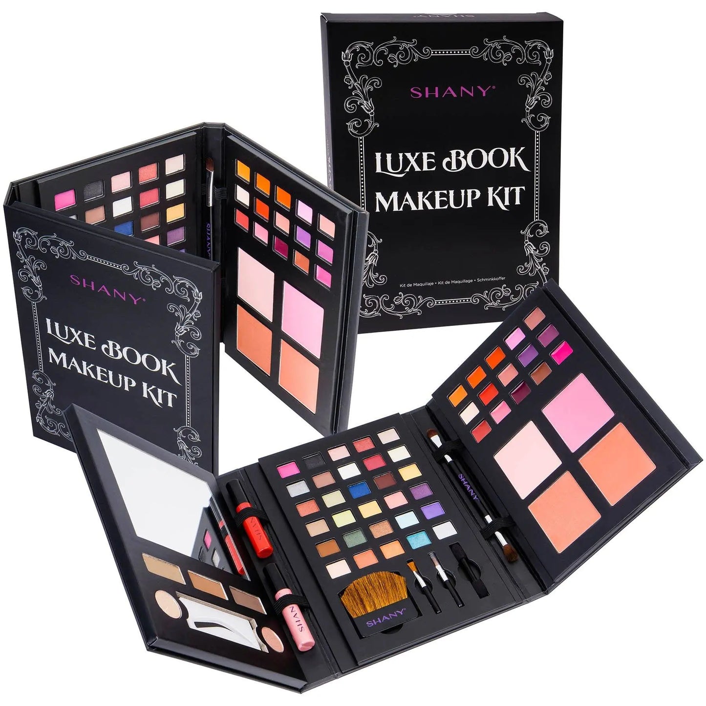 Luxe Book Makeup Set - All In One Travel Cosmetics Palette SHANY