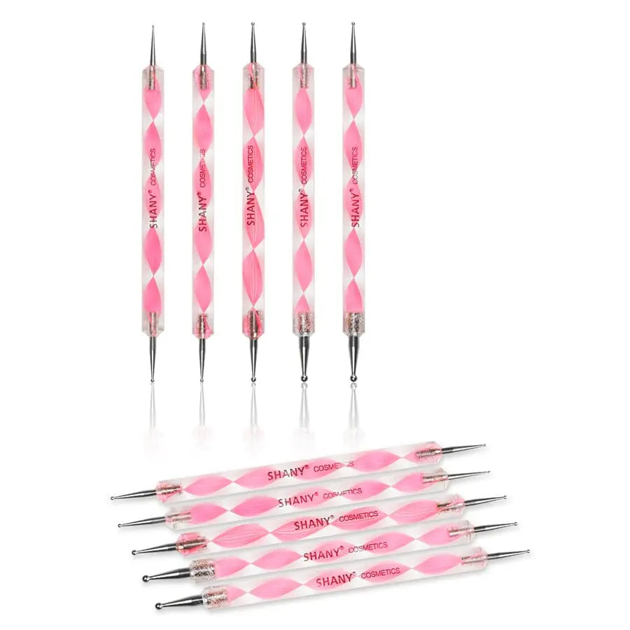 Marbleizing Dotting Pen Brush Sets - set of 5 x 2 way brushes SHANY