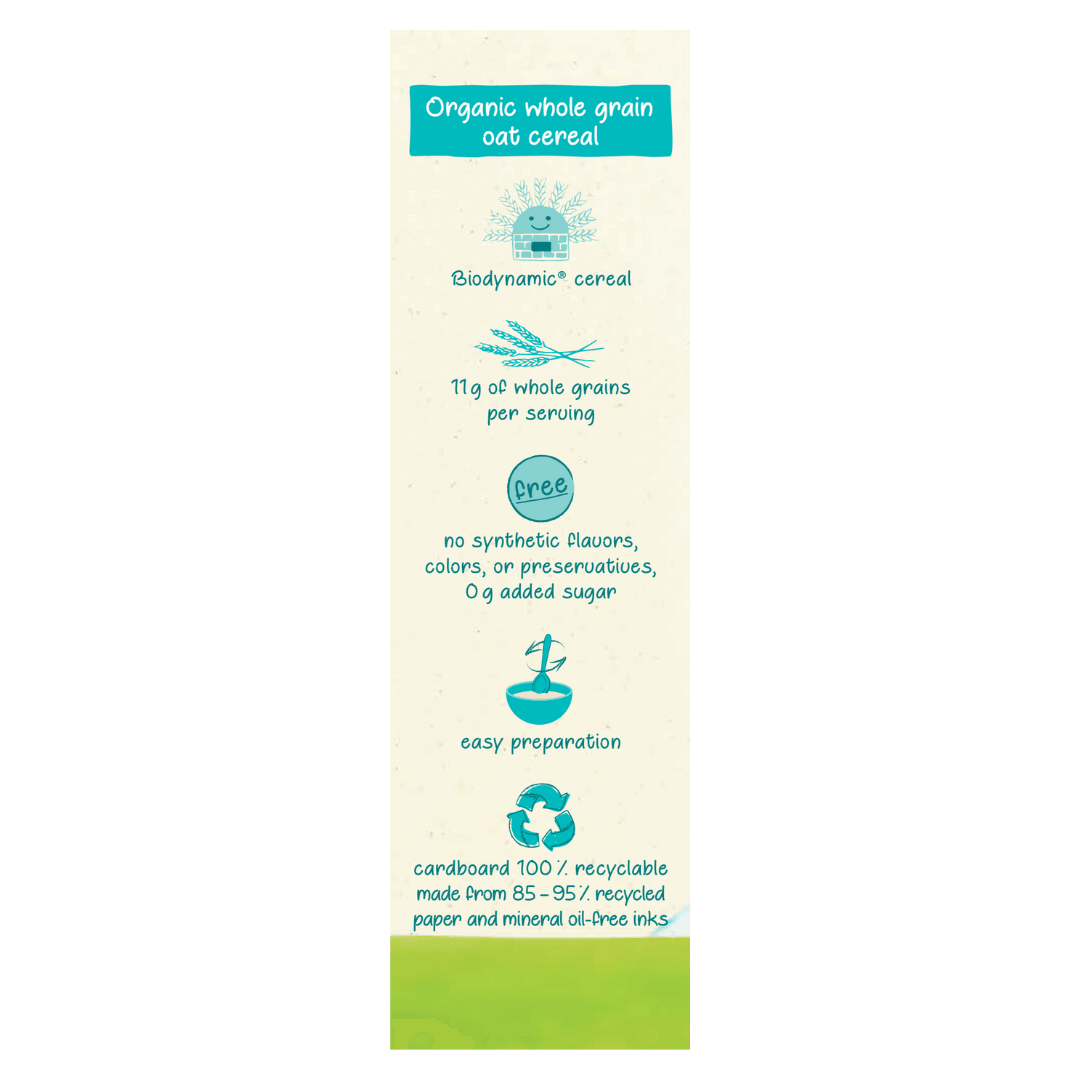 Holle Organic Whole Grain Oat Cereal - 6 Pack Holle USA