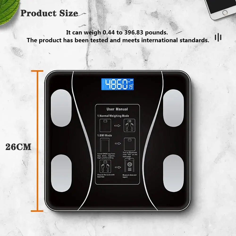Smart Scale LED Digital Bluetooth Data Analysis - Get it from Bo