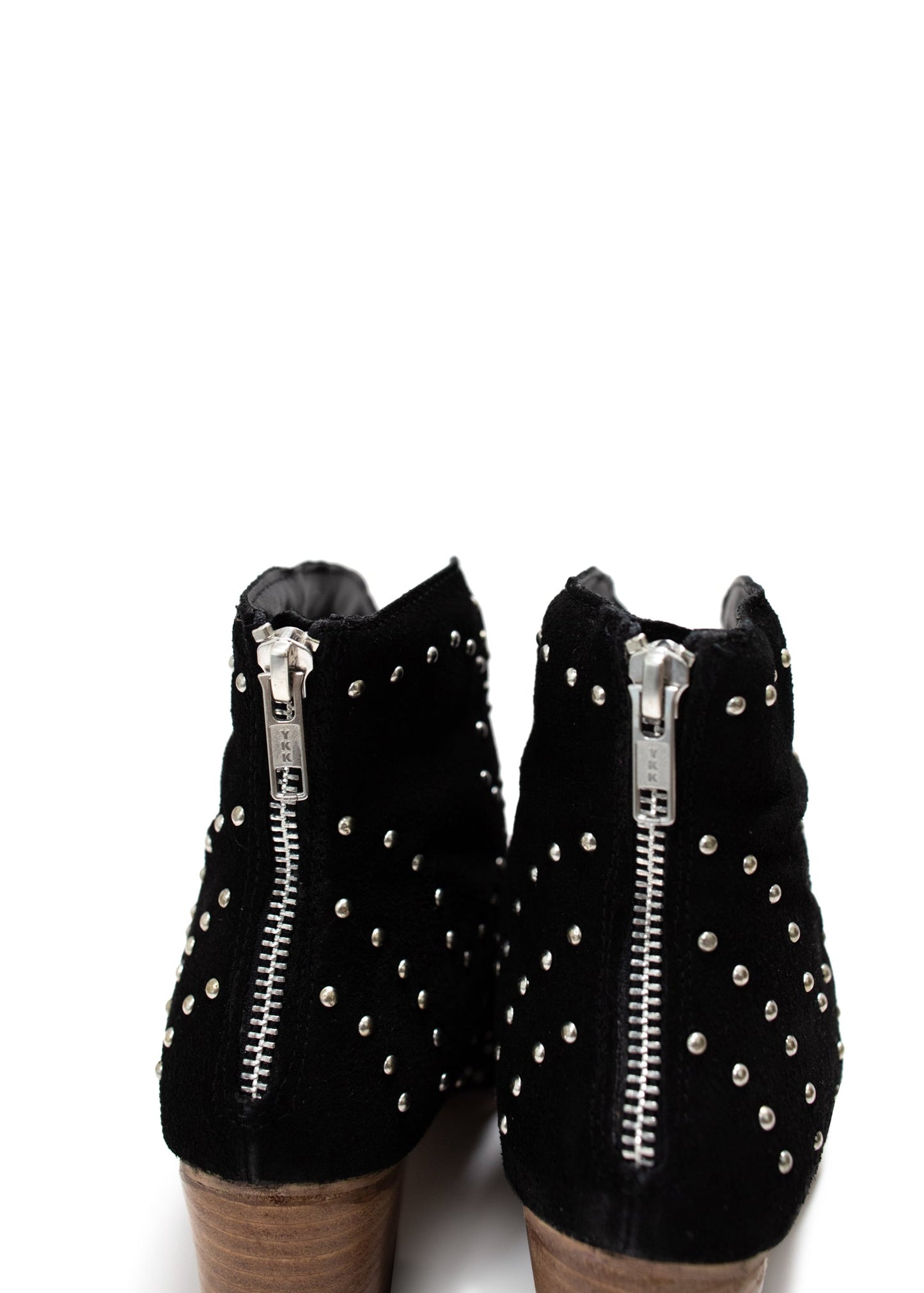 Twilight Studded Heeled Ankle Boot in Black Naughty Monkey