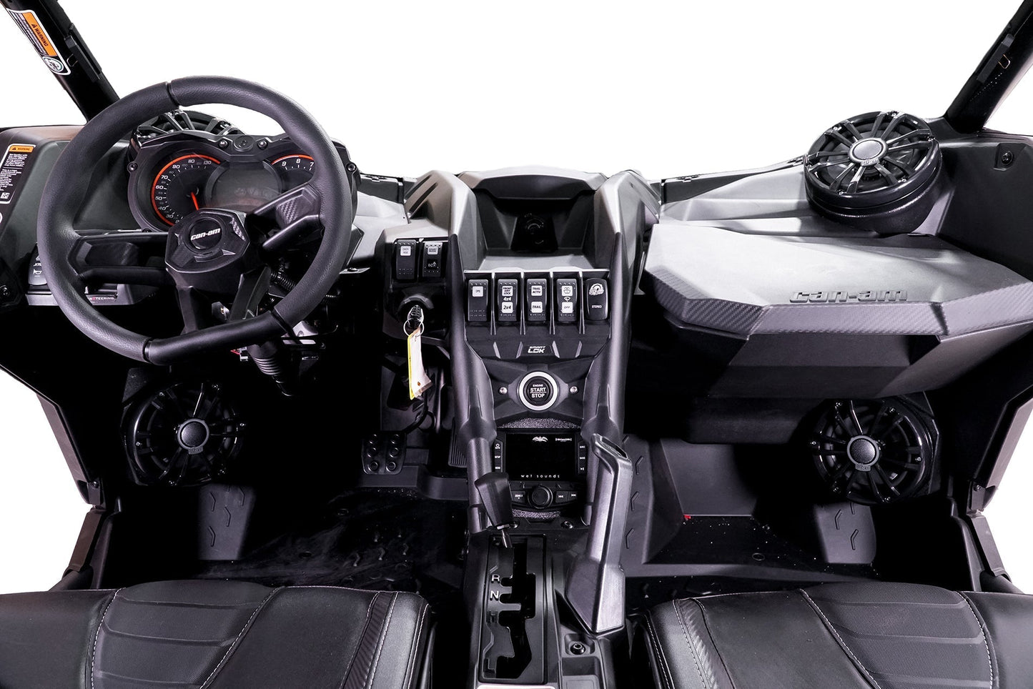 Can-Am® X3 Signature Series Stage 8 Stereo Kit | UTVS-X3-S8-S Dunes 2 Dezert SXS