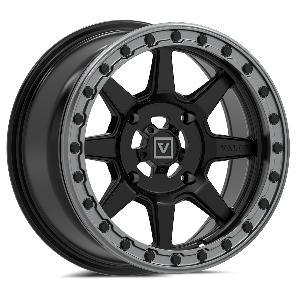 V13 Beadlock UTV Wheel Satin Black Valor Offroad