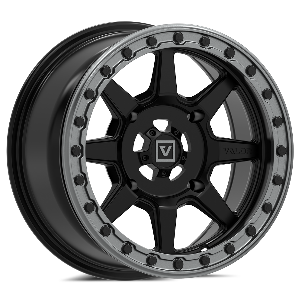 V13 Beadlock UTV Wheel Satin Black Valor Offroad