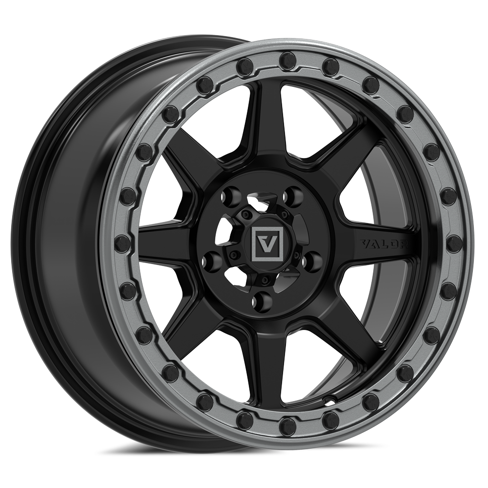 V13 Beadlock UTV Wheel Satin Black Valor Offroad