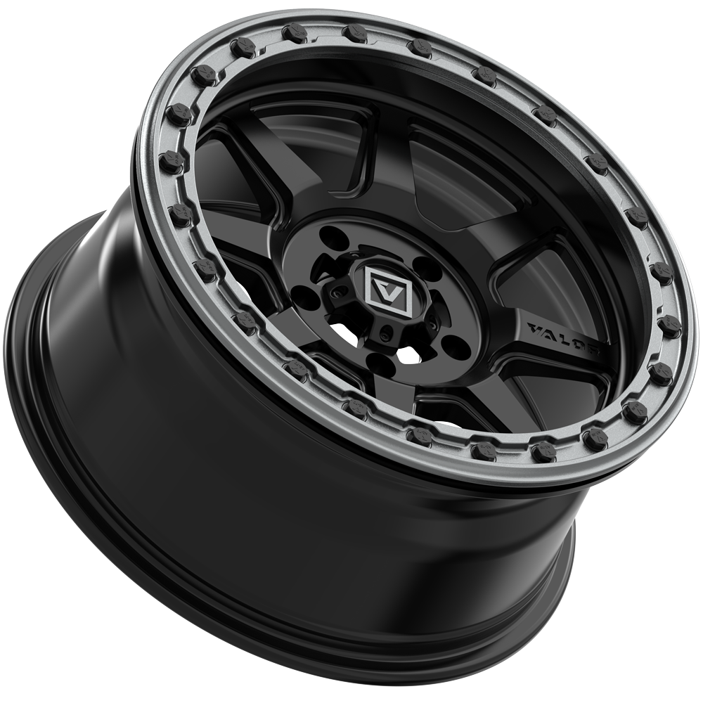 V13 Beadlock UTV Wheel Satin Black Valor Offroad
