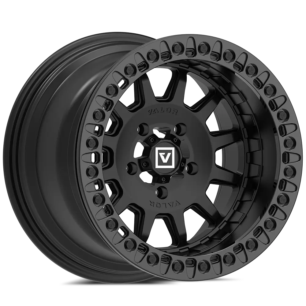 V09 Beadlock UTV Wheel Satin Black Valor Offroad