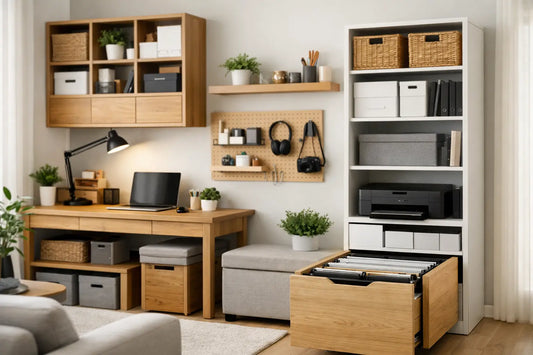 12 Home Office Storage Ideas That Save Space