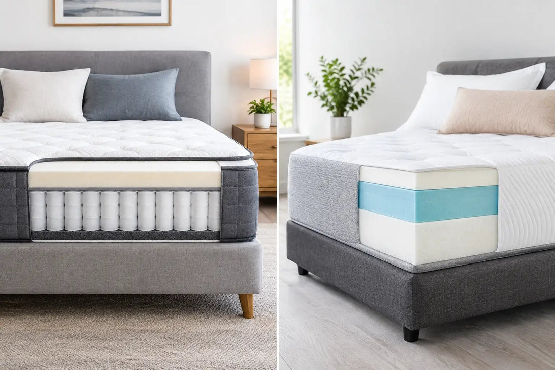 Hybrid vs Memory Foam Mattresses Compared - Get it from Bo