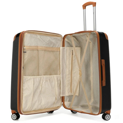 Collins 3 Piece Expandable Retro Luggage Set Travellty