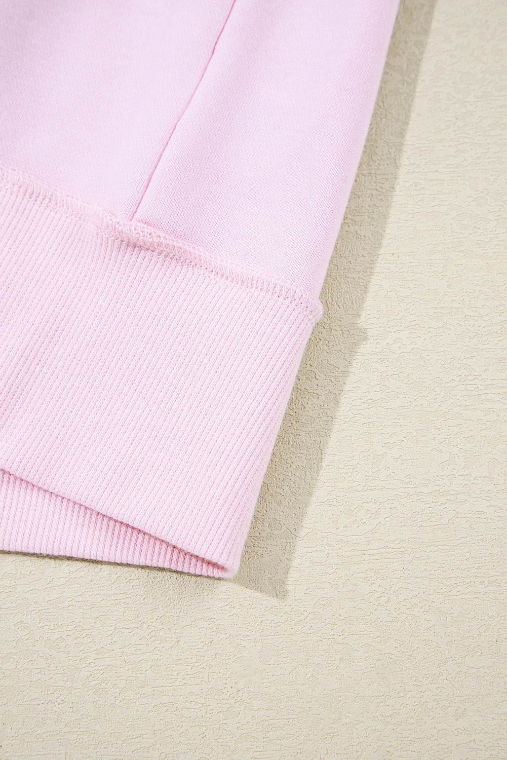 Khloe Patchwork Loose Henley Sweatshirt