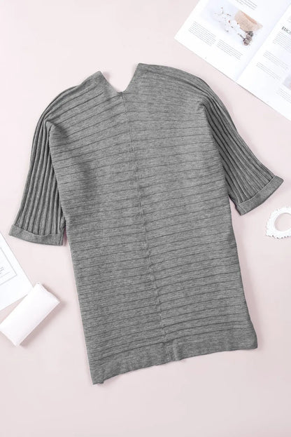 Lolatara Open Front Knit Cardigan