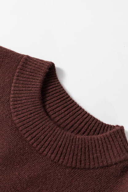 Olivia Mock Side Slit Sweater
