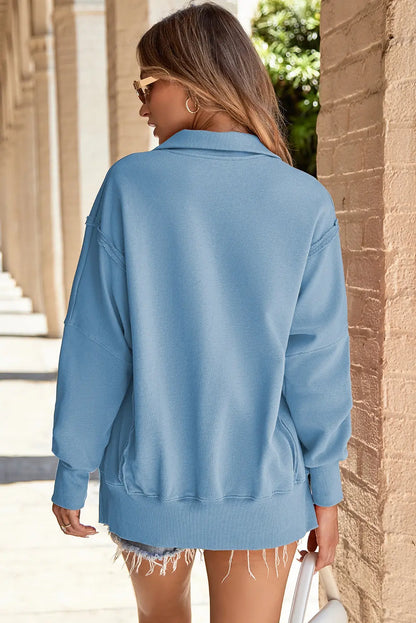 Luminy Baggy Sweatshirt with Slits