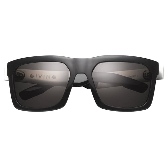 Giving: Polished Black - Brushed Aluminum / Grey Lens - Get it from Bo