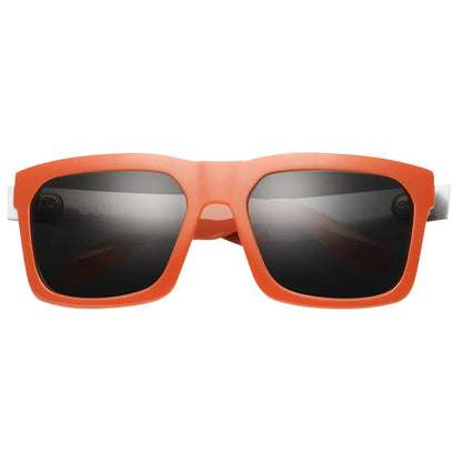 GIVING: Polished Blood Orange - Brushed Gunmetal / Grey Lens - Get it from Bo