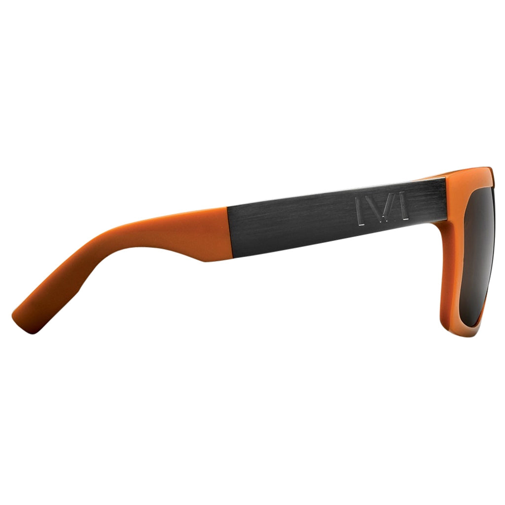 GIVING: Polished Blood Orange - Brushed Gunmetal / Grey Lens - Get it from Bo
