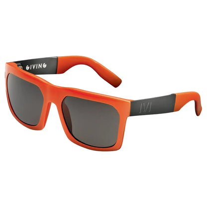 GIVING: Polished Blood Orange - Brushed Gunmetal / Grey Lens - Get it from Bo