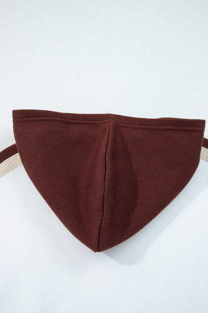 Ariyah Patchwork athleisure Hooded Sweatshirt