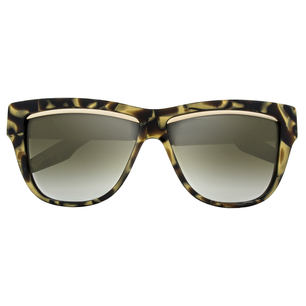 Dusky: Polished Tigers Eye - Brushed Gold / Bronze Gradient Lens - Get it from Bo