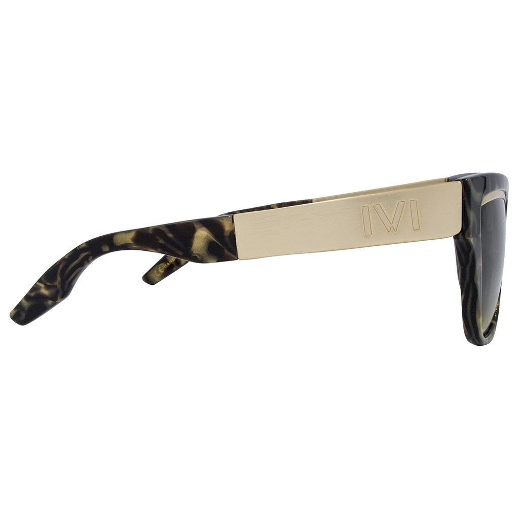 Dusky: Polished Tigers Eye - Brushed Gold / Bronze Gradient Lens - Get it from Bo